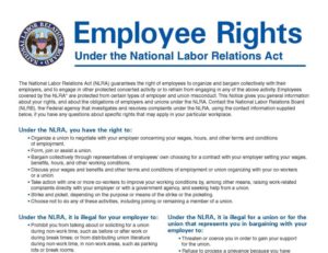 NLRA poster