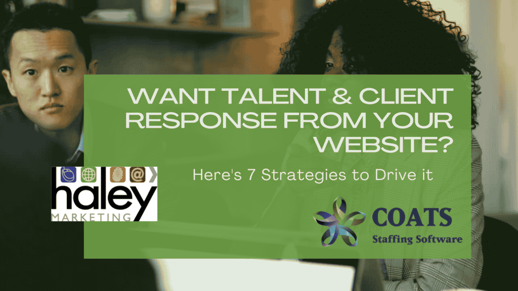 Want Talent and Client Response from your website